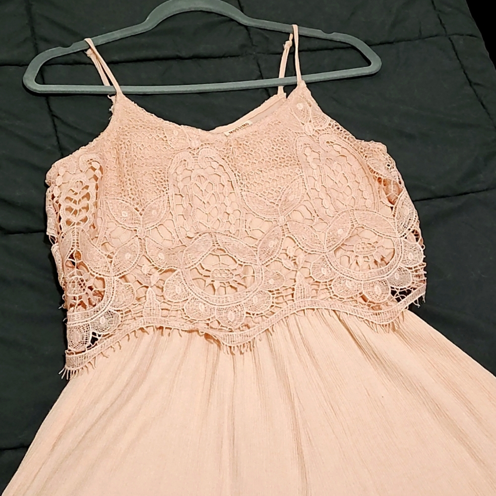 Lacey Pink Romper